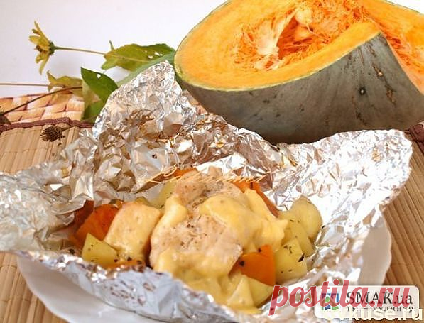 Тыква и куриное филе - Простые рецепты Овкусе.ру
