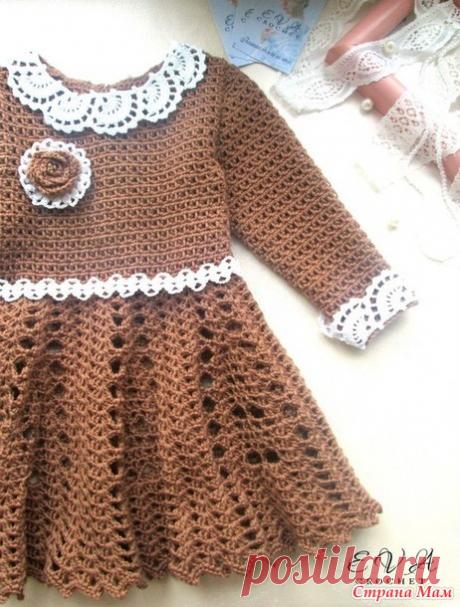Платье для девочки "Прованс" - Вязание - Страна Мам