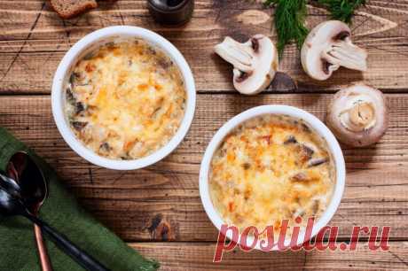 Жульен с грибами курицей и сметаной рецепт с фото пошагово и видео - 1000.menu