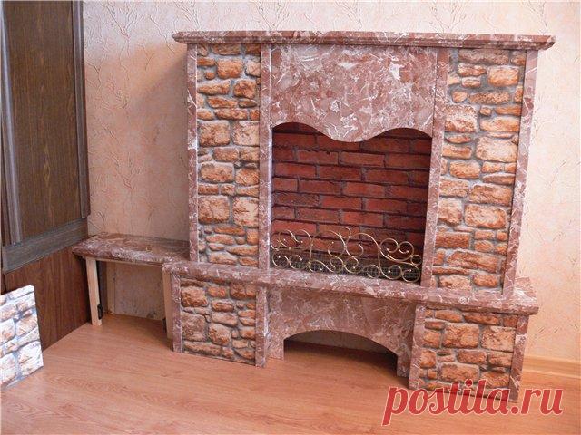 Искусственный камин своими руками