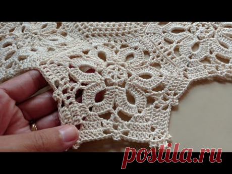 FLOR HEXÁGONO CROCHÊ