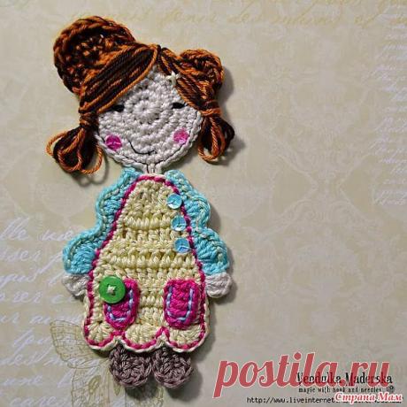 Sweet girl applique от Vendulka Maderska. Мастер-класс..