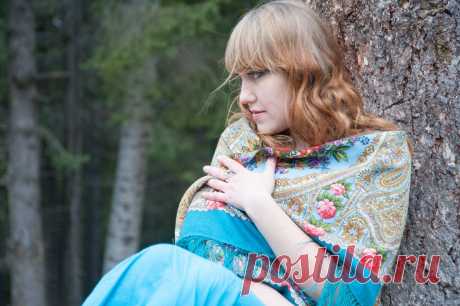 «Русские узоры» Павлопосадские платки