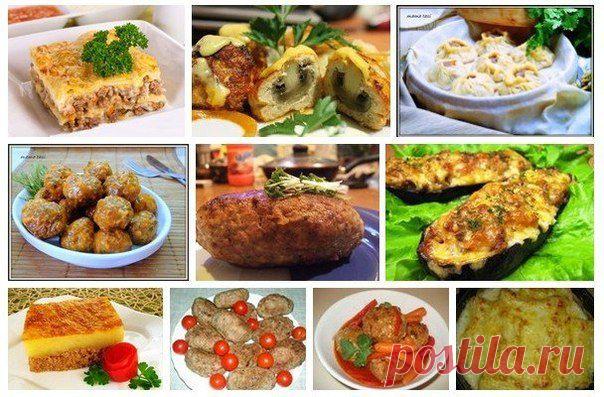 блюда из фарша