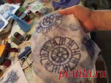 ▶ Gelli Plate Printing: Ghost Image - YouTube