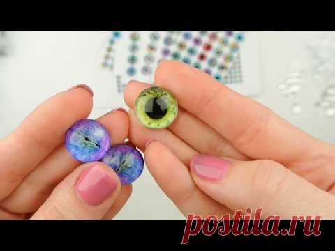 Стеклянные глазки своими руками за копейки - YouTube