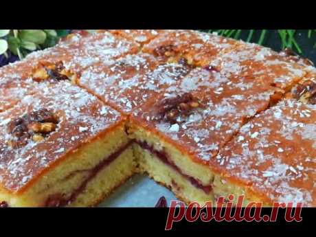 1 ст Сметана+ Сахар и Яйца!!! Быстрый Пирог  на СТОЛЕ/Пирог #кухня_узбечки