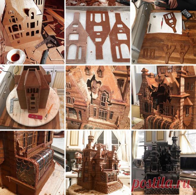 Пряничный домик, ставший точной копией особняка из нового фильма Тима Бёртона «Дом странных детей Мисс Перегрин»