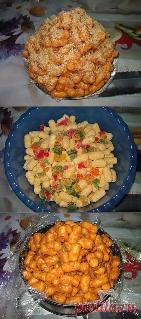 Торт из кукурузных палочек (торт без выпечки). Фоторецепт. | 4vkusa.ru