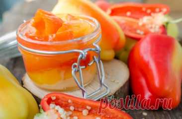 Маринованный болгарский перец с чесноком