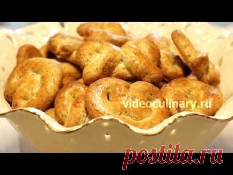 Рецепт - Крендельки песочные с маком от https://videoculinary.ru