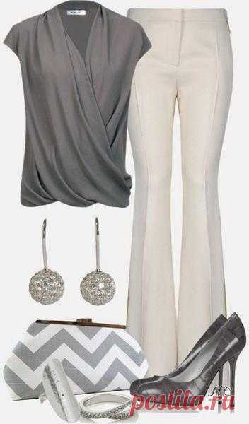 В брюках тоже можно выглядеть женственно.