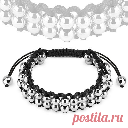 Мужской браслет SPIKES "Шамбала"