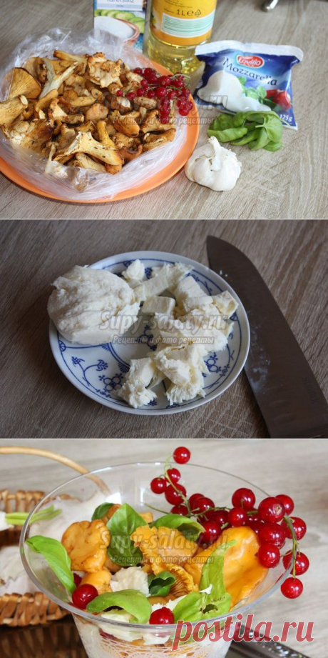 Закуска из лисичек с чесноком. Мастер класс с пошаговыми фото.