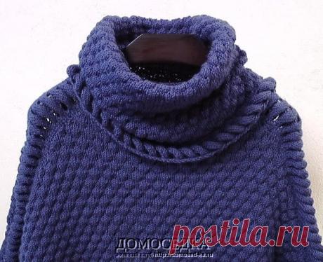 Вязание снуда Flora | ДОМОСЕДКА
