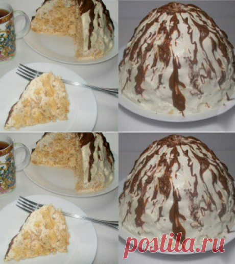 Торт &quot;Панчо... ну очень ленивый&quot; - без выпечки – Вкусные рецепты для всей семьи