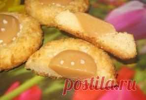Печенье с карамельками