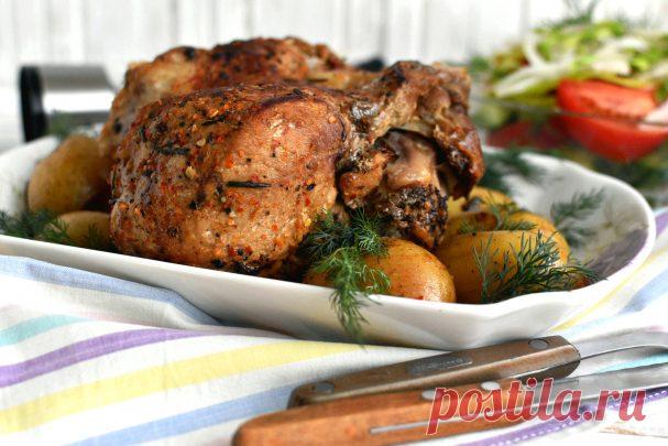 Окорок с апельсиновым ароматом в мультиварке - пошаговый рецепт с фото на Повар.ру