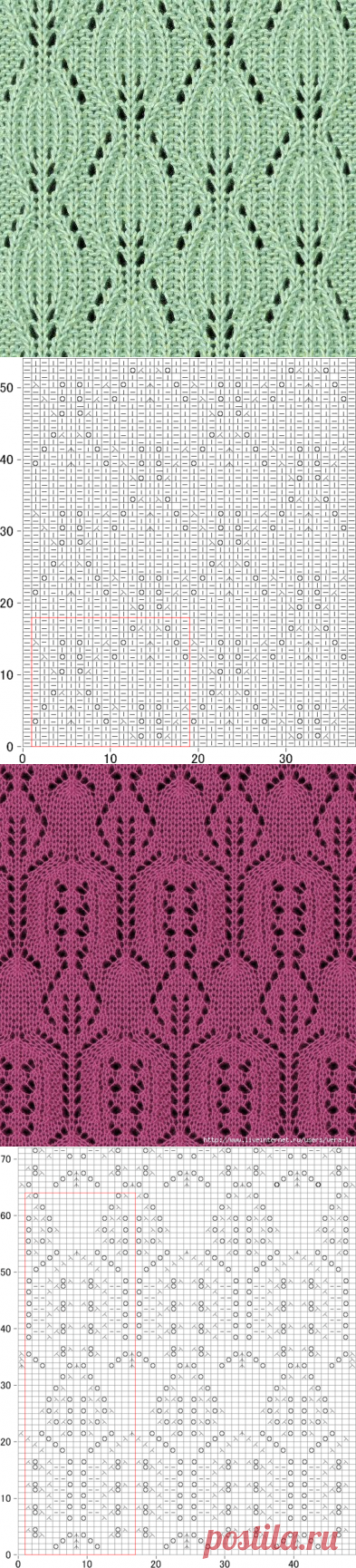 ПРОСТЫЕ УЗОРЫ СПИЦАМИ. КРАСИВАЯ ПОДБОРКА.