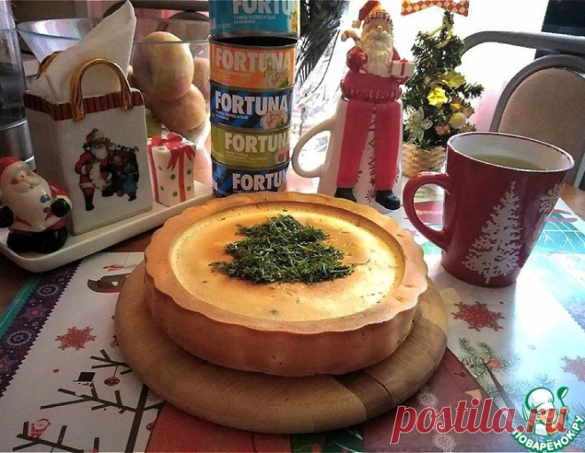Пирог с начинкой из тунца – кулинарный рецепт
