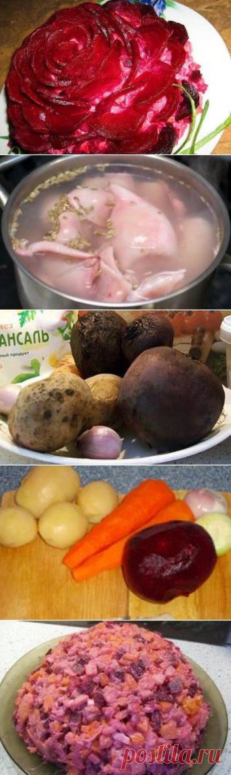 Рецепт салата с селедкой