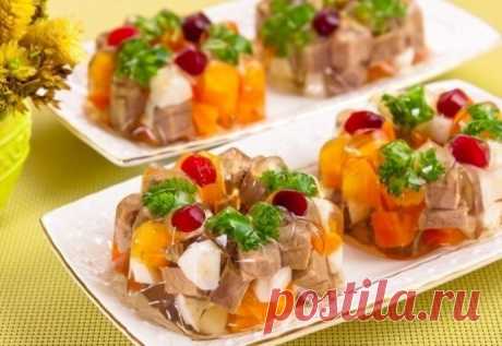 ​Заливное мясное ассорти