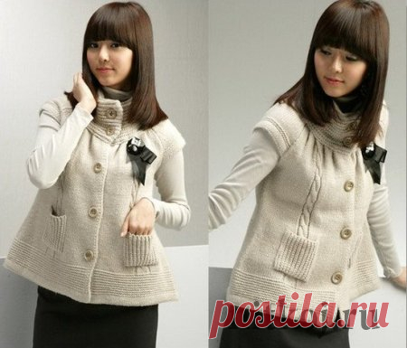Вязание спицами жакета » Ниткой - вязаные вещи для вашего дома, вязание крючком, вязание спицами, схемы вязания