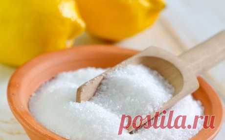 1 грамм лимонной кислоты - это сколько в ложке? - Samchef.ru