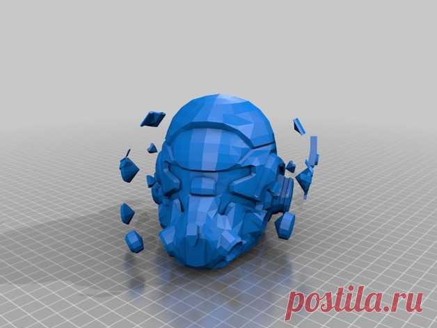 titanfall MCOR Helmet by Jace1969 An file from my Pepakura making days that I discovered in Pepakura Designer you can export to .OBJ and in 