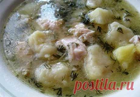 Суп с галушками