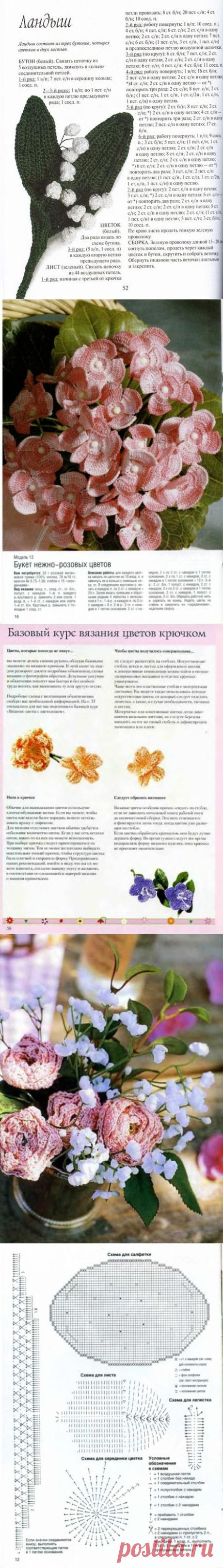 flowers gifts: free crochet patterns - crafts ideas - crafts for kids