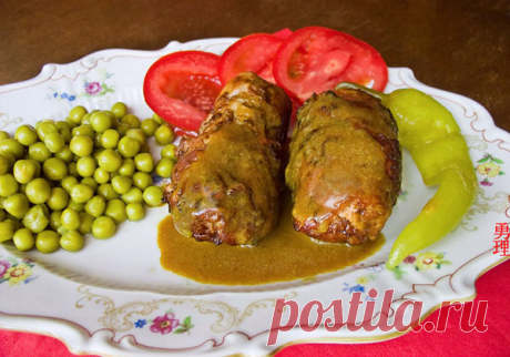 «Причмокивая» от удовольствия:) Свинина, фаршированная курагой и луком — Вкусные рецепты