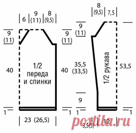Пуловер с открытыми плечами — Сделай сам, идеи для творчества - DIY Ideas
