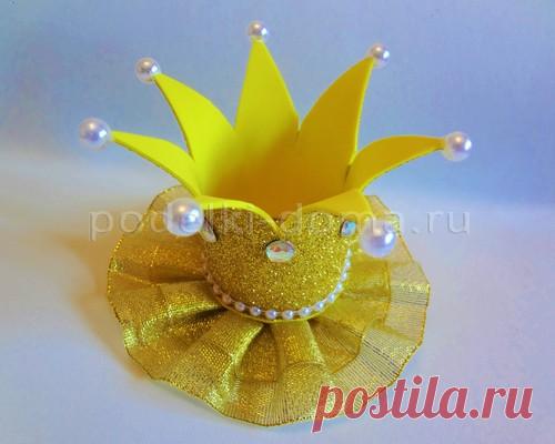 Корона из фома (фоамирана) для девочки своими руками