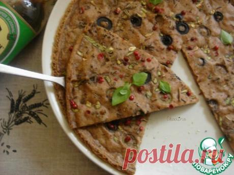 Постная ржаная лепёшка – кулинарный рецепт