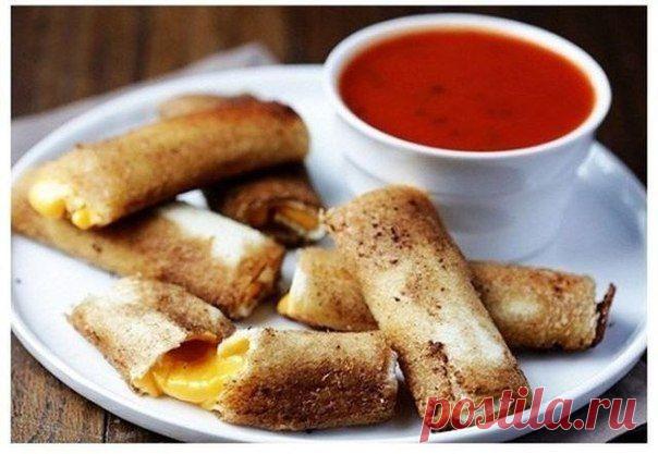 НЕОБЫЧНЫЕ БУТЕРБРОДЫ С СЫРОМ