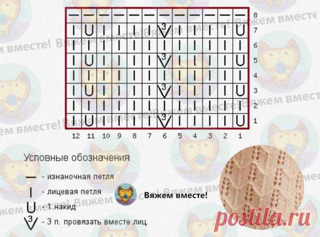 Простой и эффектный узор Миссони: 4 варианта вязания, модели и схемы | Вяжем вместе! | Дзен