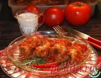 Пикантные голубцы в средиземноморском стиле