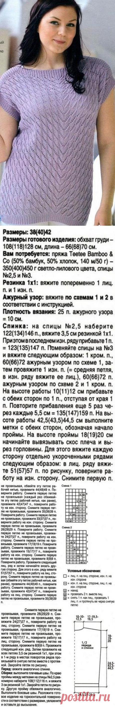 Туника спицами