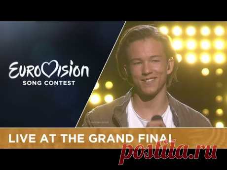 LIVE - Frans - If I Were Sorry (Sweden) at the Grand Final 2016 Eurovision Song Contest