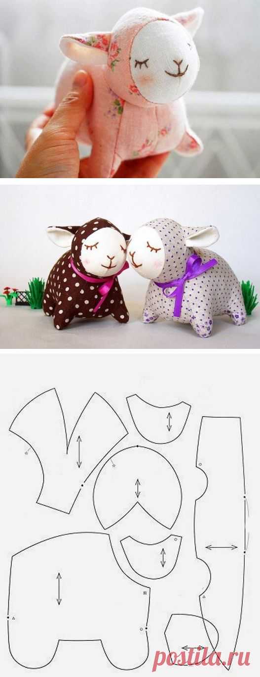 (1) Cute fabric lamb pattern | Sew