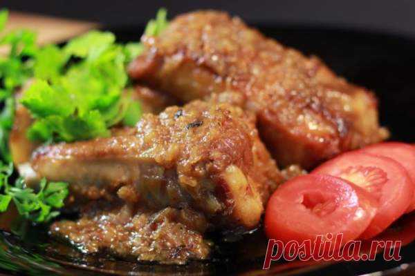 Вкуснейшая грудинка в луковом соусе - Простые рецепты Овкусе.ру