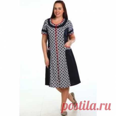 Халат №793 кулирка (р-ры: 48-64) купить за 980 руб. в интернет магазине Tekstil-Vsem.ru
