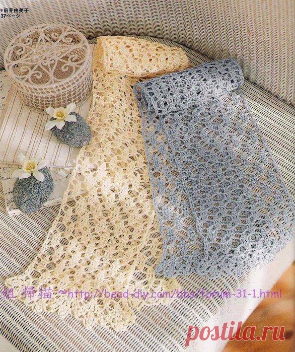 Ажурные шарфики