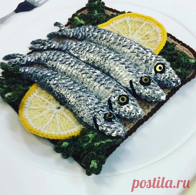 Вязаный кетчуп, или как дизайнер по текстилю стала создавать еду из пряжи: рукодельный instagram недели — Мастер-классы на BurdaStyle.ru