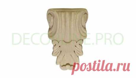 КРОНШТЕЙНЫ из древесной пасты/Bracket/Console KR-15 Размер/Size: 110x72x49. Резной декор из древесной пасты, древесной пульпы, полимера, полиуретана, ППУ, МДФ, прессованный декор, декор из массива, декор из дерева