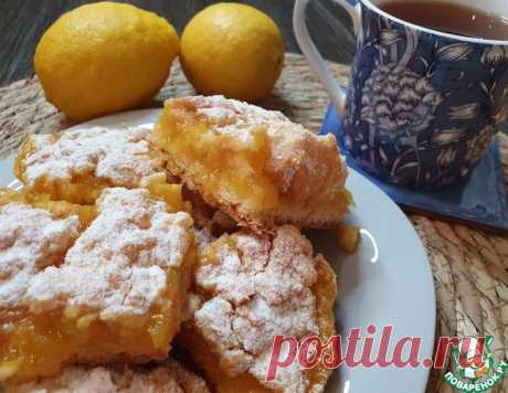 Венский пирог с лимонной начинкой
