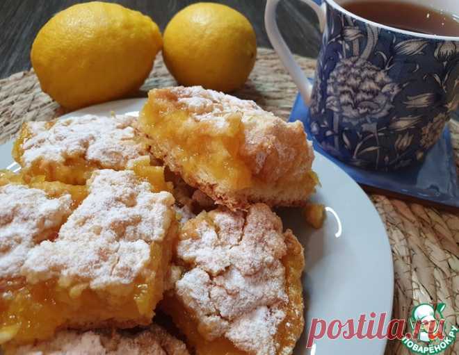 Венский пирог с лимонной начинкой