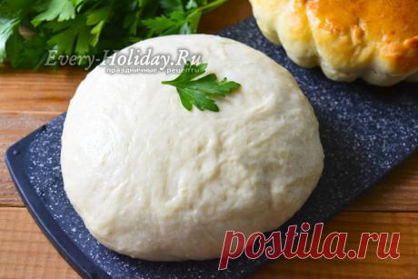 Быстрое тесто для пирожков за 15 минут на молоке