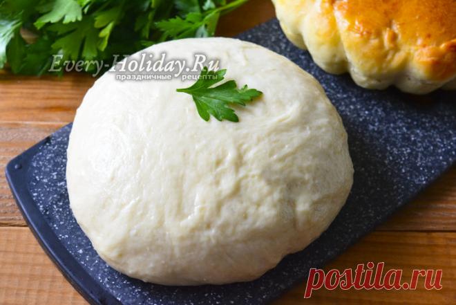 Быстрое тесто для пирожков за 15 минут на молоке